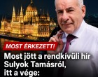 Most jött a rendkívüli hír Sulyok Tamásról, itt a vége: megszüntetik a megbízatását.