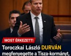 Toroczkai László DURVÁN megfenyegette a Tisza-kormányt, nem akármi miatt