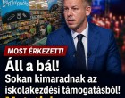 Áll a bál! !Sokan kimaradhatnak az iskolakezdési támogatásból!
