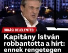 Kapitány István robbantotta a hírt: ennek rengetegen örülhetnek