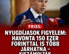 Nyugdíjasok figyelem: havonta 150 ezer forinttal is több járhatna – kiszámolták,mutatjuk