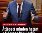 Átlépett minden határt a fideszes képviselő: példátlan botrány robbant ki a Parlamentben