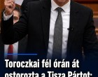 Toroczkai fél órán át ostorozta a Tisza Pártot:brutális figyelmeztetéssel zárta beszédét! 👇𝐂𝐢𝐤𝐤 𝐚 𝐡𝐨𝐳𝐳𝐚́𝐬𝐳𝐨́𝐥𝐚́𝐬𝐨𝐤𝐧𝐚́𝐥!