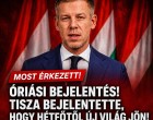 Óriási bejelentés ! Tisza bejelentette hogy HÉTFŐTŐL új világ jön ! Mindenki erre a hírre várt!