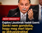 Gajdos Lászlónak elege lett: Senki nem gondolta, hogy meg meri lépni az akkugyárakkal szemben