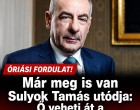 Óriási fordulat!Már meg is van Sulyok Tamás utódja: Ő veheti át a köztársasági-elnök helyét