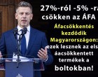 ÁFA csökkentés !A gyógyszerek áfáját teljesen eltörölnék!