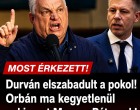 Durván elszabadult a pokol! Orbán ma kegyetlenül nekiment Magyar Péternek!