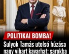 Sulyok Tamás utolsó húzása nagy vihart kavarhat: sarokba szoríthatja a Tisza-kormányt és az új köztársasági elnököt!