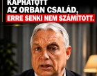 Óriási örömhírt kaphatott az Orbán család, erre senki nem számított.