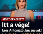 Itt a vége!Erős Antóniától búcsúzunk! !Lekerül a képernyőről Erős Antónia!