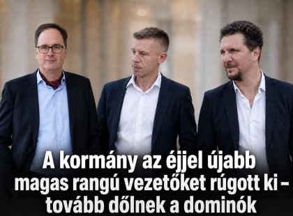 A kormány az éjjel újabb magas rangú vezetőket rúgott ki – tovább dőlnek a dominók