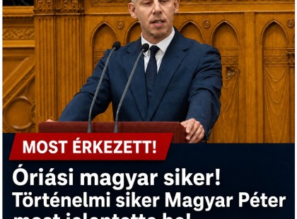 Óriási magyar siker! Történelmi siker Magyar Péter most jelentette be !Fidesz is csak pislogott !