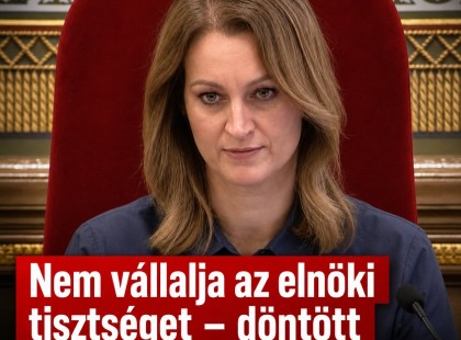 Nem vállalja az elnöki tisztséget – döntött Forsthoffer Ágnes