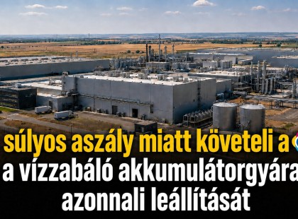 A súlyos aszály miatt követeli a DK a vízzabáló akkumulátorgyárak azonnali leállítását