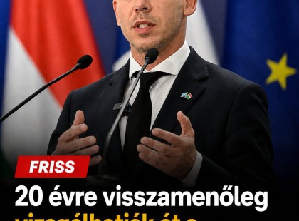 20 évre visszamenőleg vizsgálhatják át a politikusok és családtagjaik vagyonát