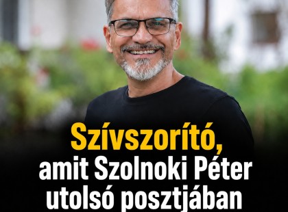 Szívszorító, amit Szolnoki Péter utolsó posztjában a fiának írt