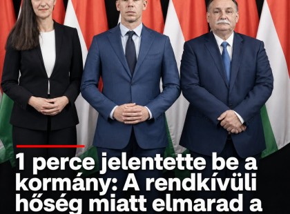 Rendkívüli döntés a brutális hőség miatt: lefújták a mára várt kormányzati eseményt!