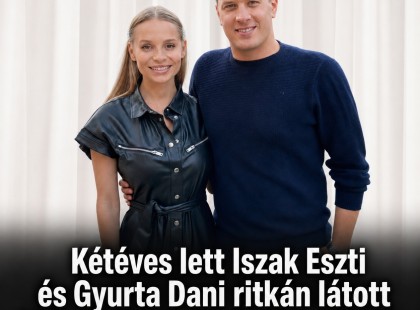 Kétéves lett Iszak Eszti és Gyurta Dani ritkán látott kislánya: Mirabella tündéri szőkeség