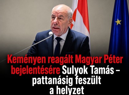 Keményen reagált Magyar Péter bejelentésére Sulyok Tamás – pattanásig feszült a helyzet