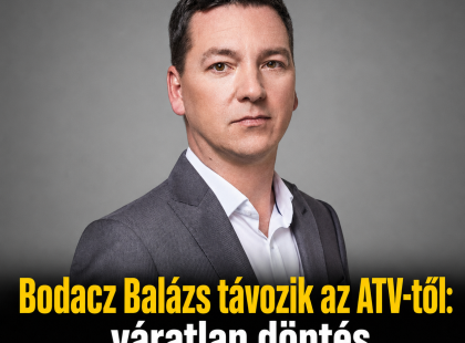 Bodacz Balázs távozik az ATV-től: váratlan döntés született