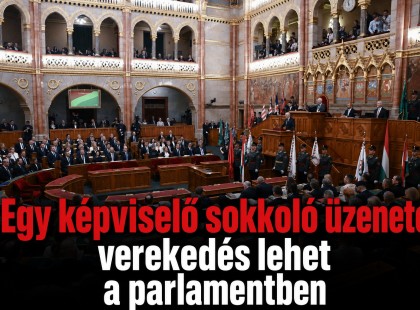 Egy képviselő sokkoló üzenete: verekedés lehet a parlamentben
