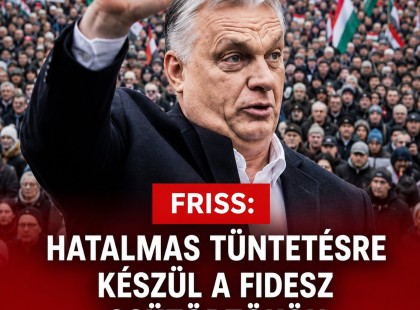 HATALMAS TÜNTETÉSRE KÉSZÜL A FIDESZ CSÜTÖRTÖKÖN MAGYAR PÉTER ELLEN, DE VAN EGY KIS GOND