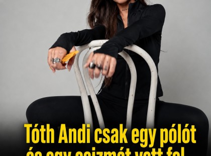 Felrobbantotta a Hungaroringet Tóth Andi: csak egy pólót és egy csizmát vett fel – mindenkinek leesett az álla!