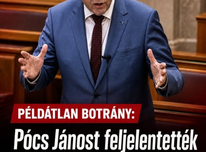 Pócs Jánost feljelentették bűncselekmény gyanúja miatt!