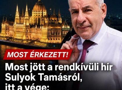Most jött a rendkívüli hír Sulyok Tamásról, itt a vége: megszüntetik a megbízatását.