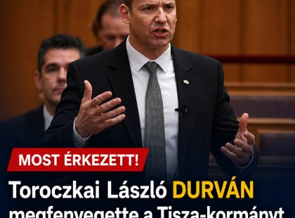 Toroczkai László DURVÁN megfenyegette a Tisza-kormányt, nem akármi miatt