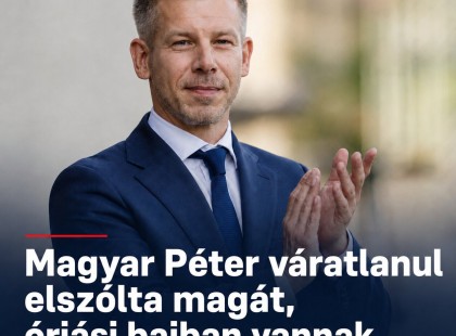 Magyar Péter váratlanul elszólta magát, óriási bajban vannak a fideszesek