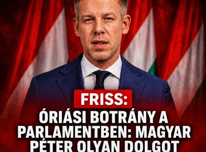 Óriási botrány a parlamentben:Magyar Péter olyan dolgot mondott ki, amitől megfagyott a levegő!í