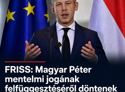 FRISS: Magyar Péter mentelmi jogának felfüggesztéséről döntenek a parlamentben! ? Cikk a hozzászólásoknál >>>