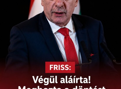Végül aláírta!Meghozta a döntést Sulyok Tamás: mindenki erre a lépésre várt