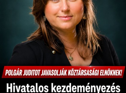 Polgár Juditot javasolják köztársasági elnöknek! ? Cikk a hozzászólásoknál!