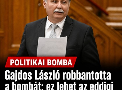Gajdos László robbantotta a bombát: ez lehet az eddigi legpofátlanabb kormányzati ügy!