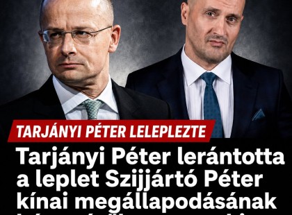 Tarjányi Péter lerántotta a leplet Szijjártó Péter kínai megállapodásának hátteréről: erre senki sem gondolt!