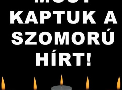 1 perce érkezett! Gyászba borult az ország – Szörnyű hírt kaptunk – nagy név távozott közülünk! ????? ? ?????́???́??́?????́?!