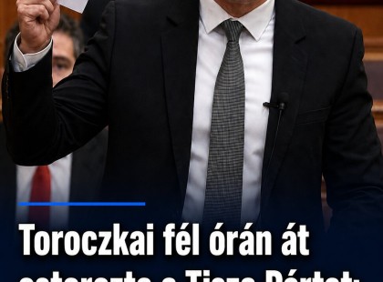 Toroczkai fél órán át ostorozta a Tisza Pártot:brutális figyelmeztetéssel zárta beszédét! ????? ? ?????́???́??́?????́?!