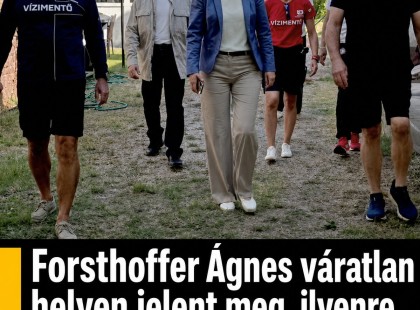 Forsthoffer Ágnes váratlan húzása: olyan helyen jelent meg, ahol korábban még soha