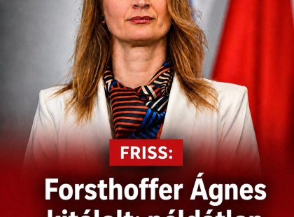 Forsthoffer Ágnes kitálalt: példátlan botrány robbant ki!