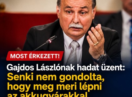 Gajdos Lászlónak elege lett: Senki nem gondolta, hogy meg meri lépni az akkugyárakkal szemben