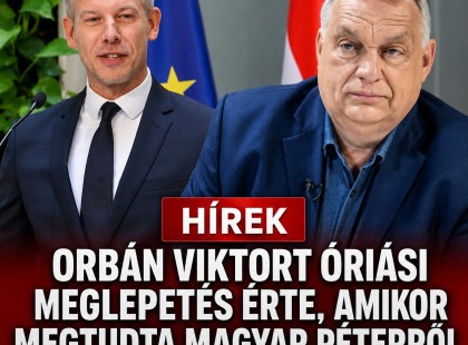 Orbán Viktort óriási meglepetés érte amikor megtudta Magyar Péterről az igazságot!