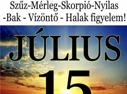 Komoly változást hoz a mai nap! Kos - Bika - Ikrek-Rák-Oroszlán-Szűz-Mérleg-Skorpió-Nyilas-Bak - Vízöntő - Halak figyelem!Hatalmas változást hoz a mai nap!Mai horoszkóp (szerda)