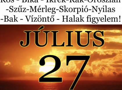 Komoly változást hoz a mai nap! Kos - Bika - Ikrek-Rák-Oroszlán-Szűz-Mérleg-Skorpió-Nyilas-Bak - Vízöntő - Halak figyelem!Hatalmas változást hoz a mai nap!Mai horoszkóp (HÉTFŐ)