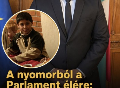 A nyomorból a Parlament élére:23 éve még 14 gyerekkel éltek egy romos présházban, ma a parlament első roma alelnöke Kőszegi Krisztián.