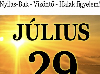 Kos - Bika - Ikrek - Rák - Oroszlán - Szűz - Mérleg - Skorpió - Nyilas - Bak - Vízöntő - Halak figyelem! Hatalmas változást hoz a MAI nap! MAI horoszkóp (SZERDA)