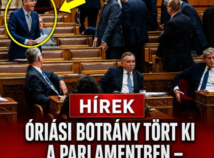 Óriási botrány tört ki a parlamentben – A képviselők azonnal kivonultak, minden felborult!
