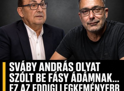 Sváby András olyat szólt be Fásy Ádámnak......., ez az eddigi legkeményebb kritika ! Cikk a hozzászólásoknál! ?